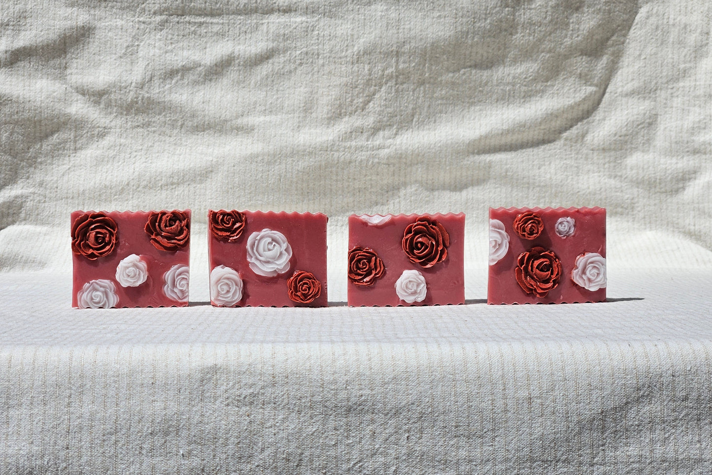 Hand and body bar soap - rose
