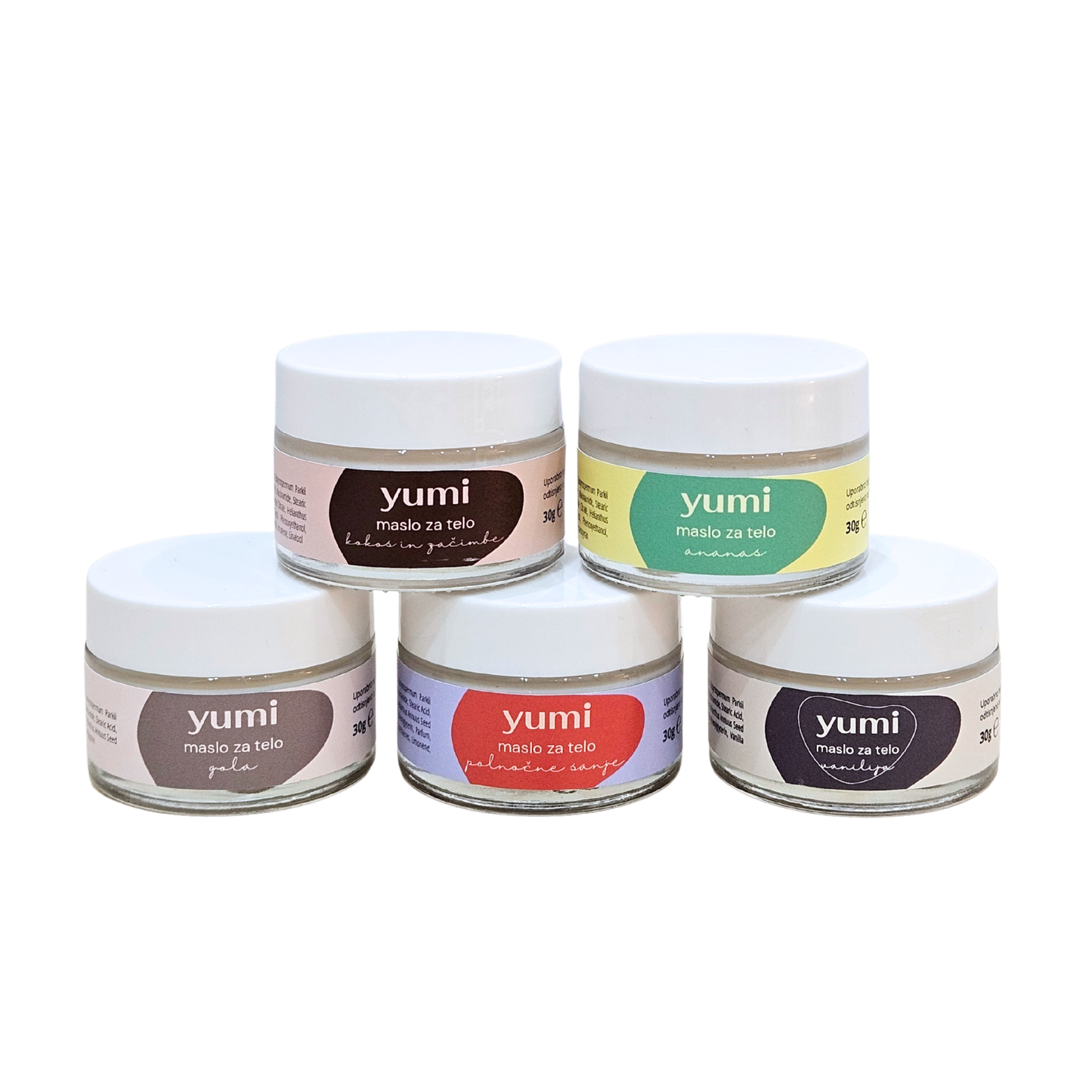 Set of body oils (4+1 FREE)