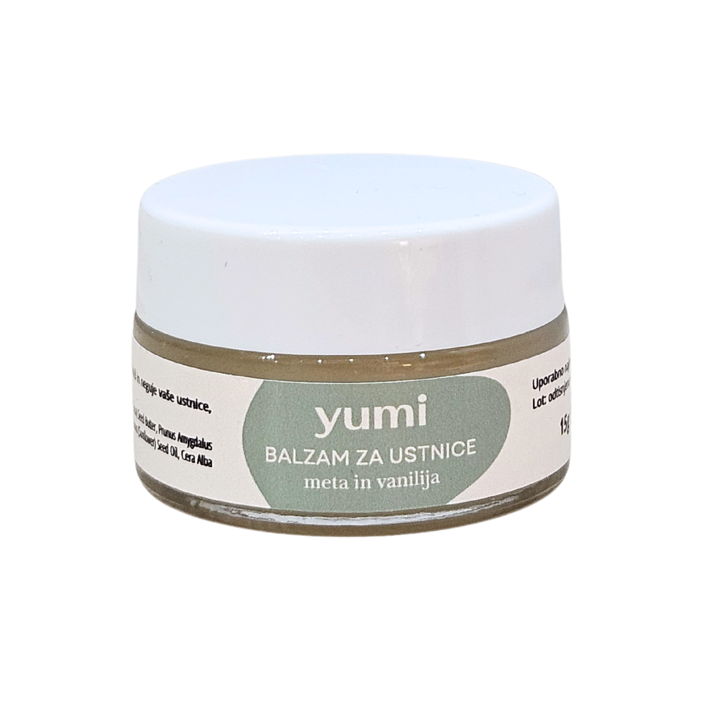 Intenzivni balzam za ustnice (lonček) - meta in vanilija
