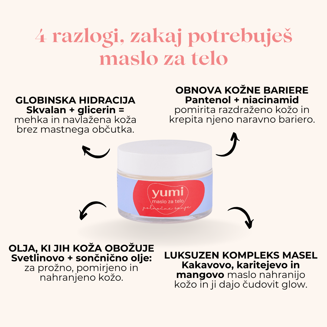 Maslo za telo - polnočne sanje