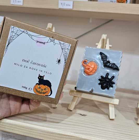 Trdo milo za roke in telo - noč čarovnic