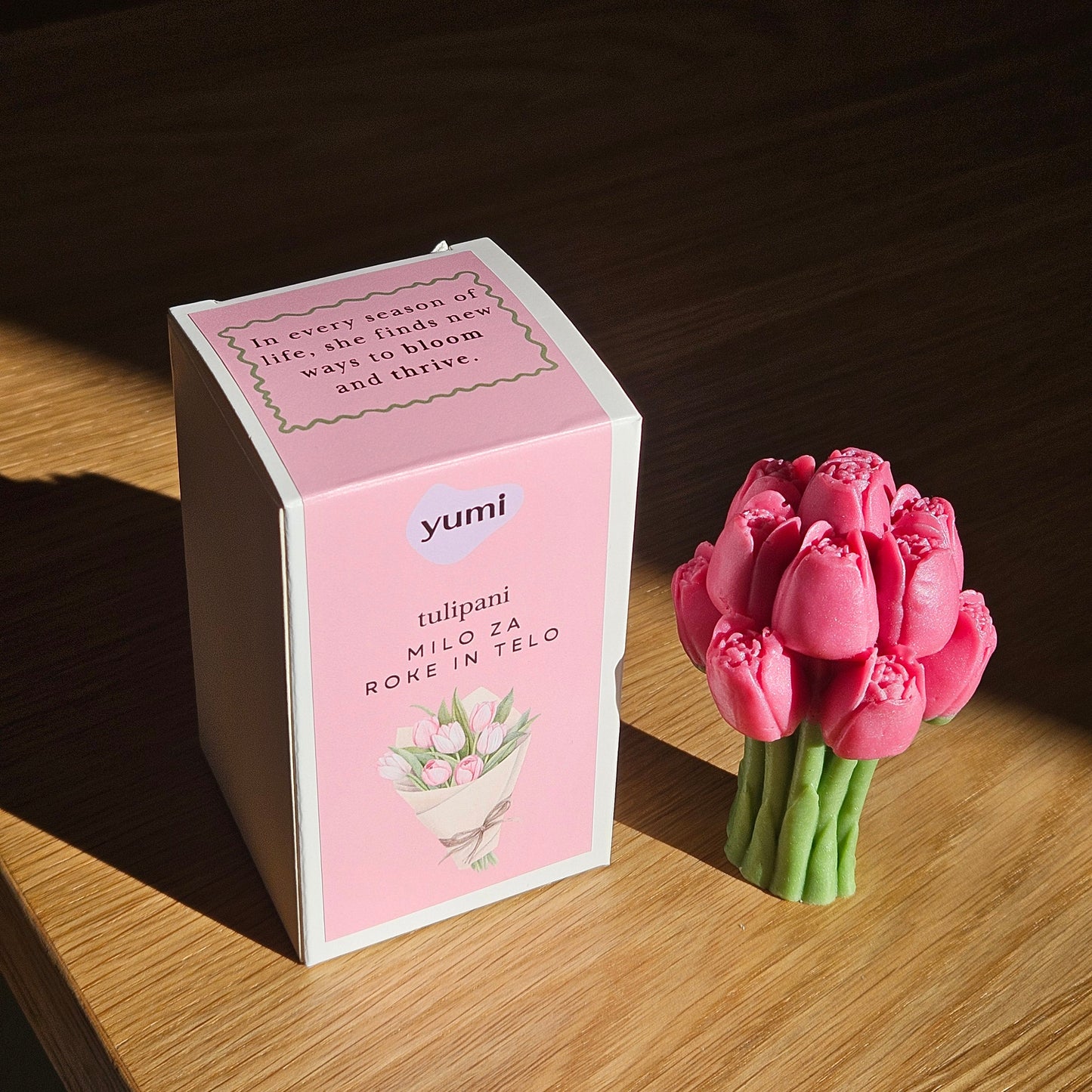 Hand and body soap - tulips