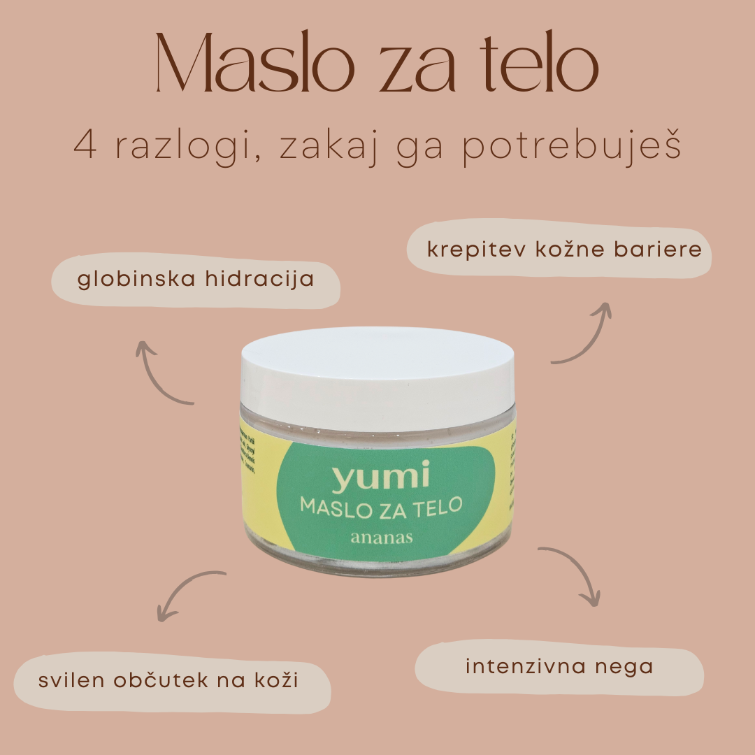 Maslo za telo - ananas