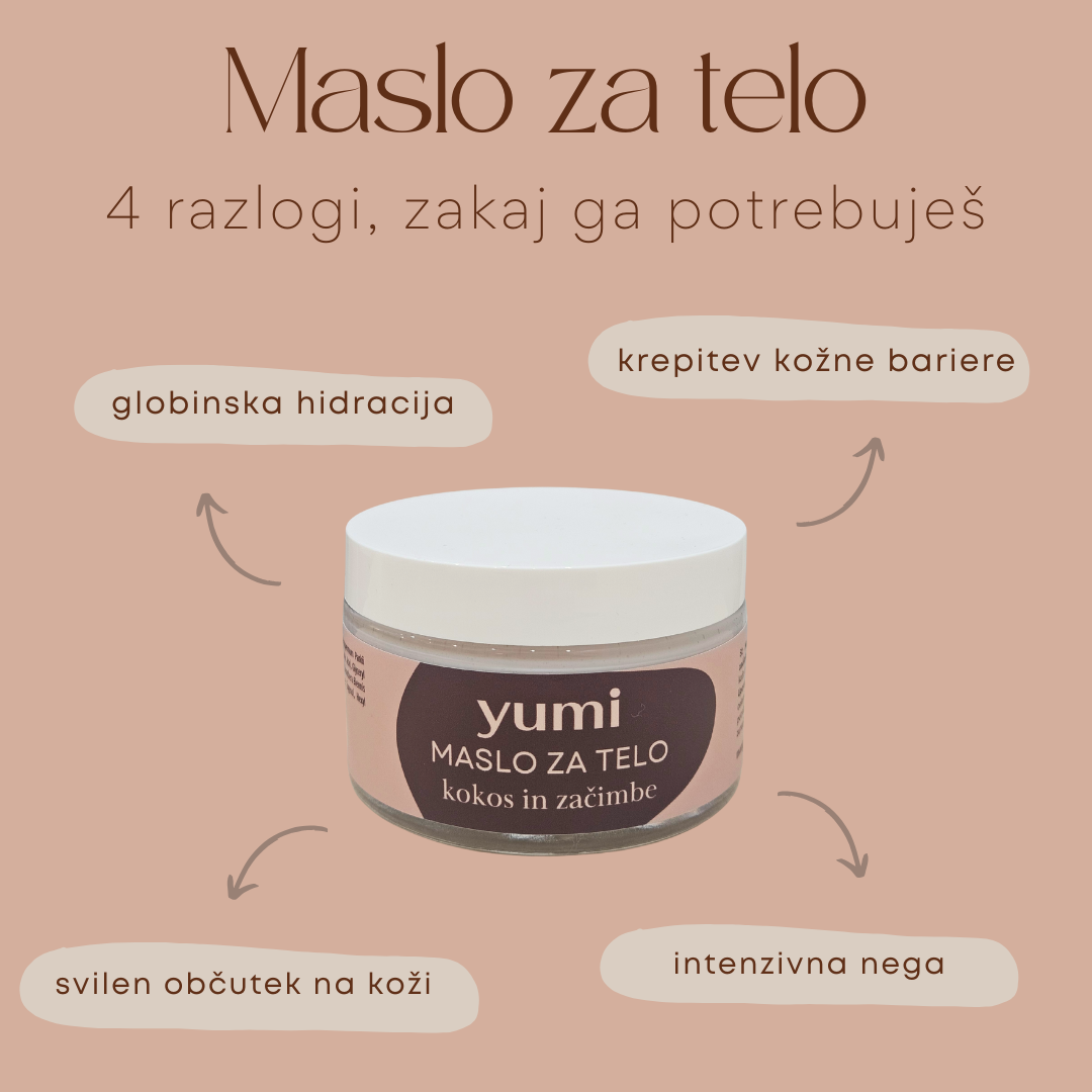 Maslo za telo - kokos in začimbe