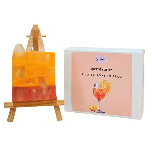 Trdo milo za roke in telo - aperol spritz