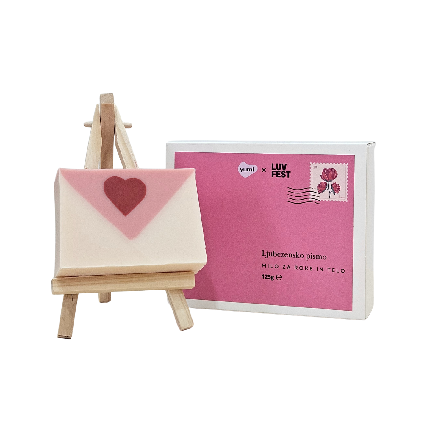 Trdo milo za roke in telo - ljubezensko pismo